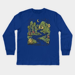 Hand Sketched Kids Long Sleeve T-Shirt